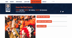 Desktop Screenshot of honorthechief.org